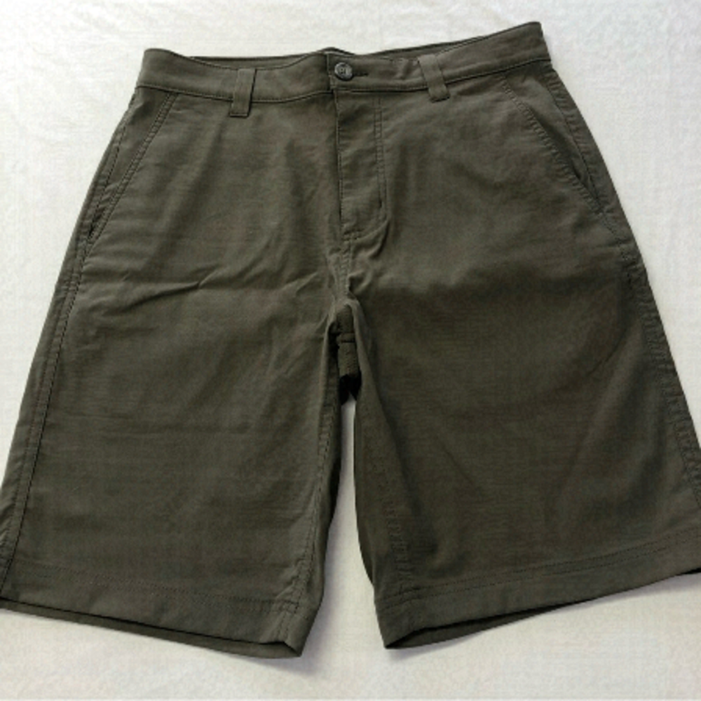 EDDIE Bauer Travex Army Green Cargo Shorts Size 30